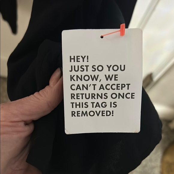 Elegant Black Wide Leg Trousers - Picture 2 of 8